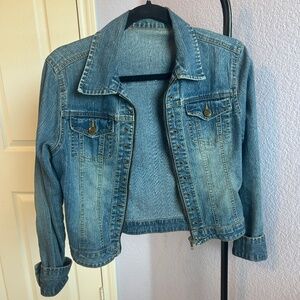SO Jean Jacket Lined With Metal Gromments